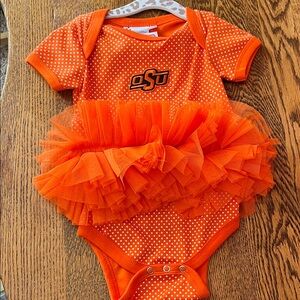 Oklahoma State (OSU) tutu onesie